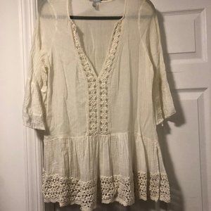 Eberjey Daisy Detail Tunic Dress - S/M